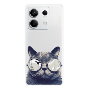 Silikonové pouzdro iSaprio - Xiaomi Redmi Note 13 5G - Crazy Cat 01
