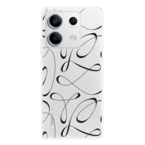 Silikonové pouzdro iSaprio - Xiaomi Redmi Note 13 5G - Fancy black
