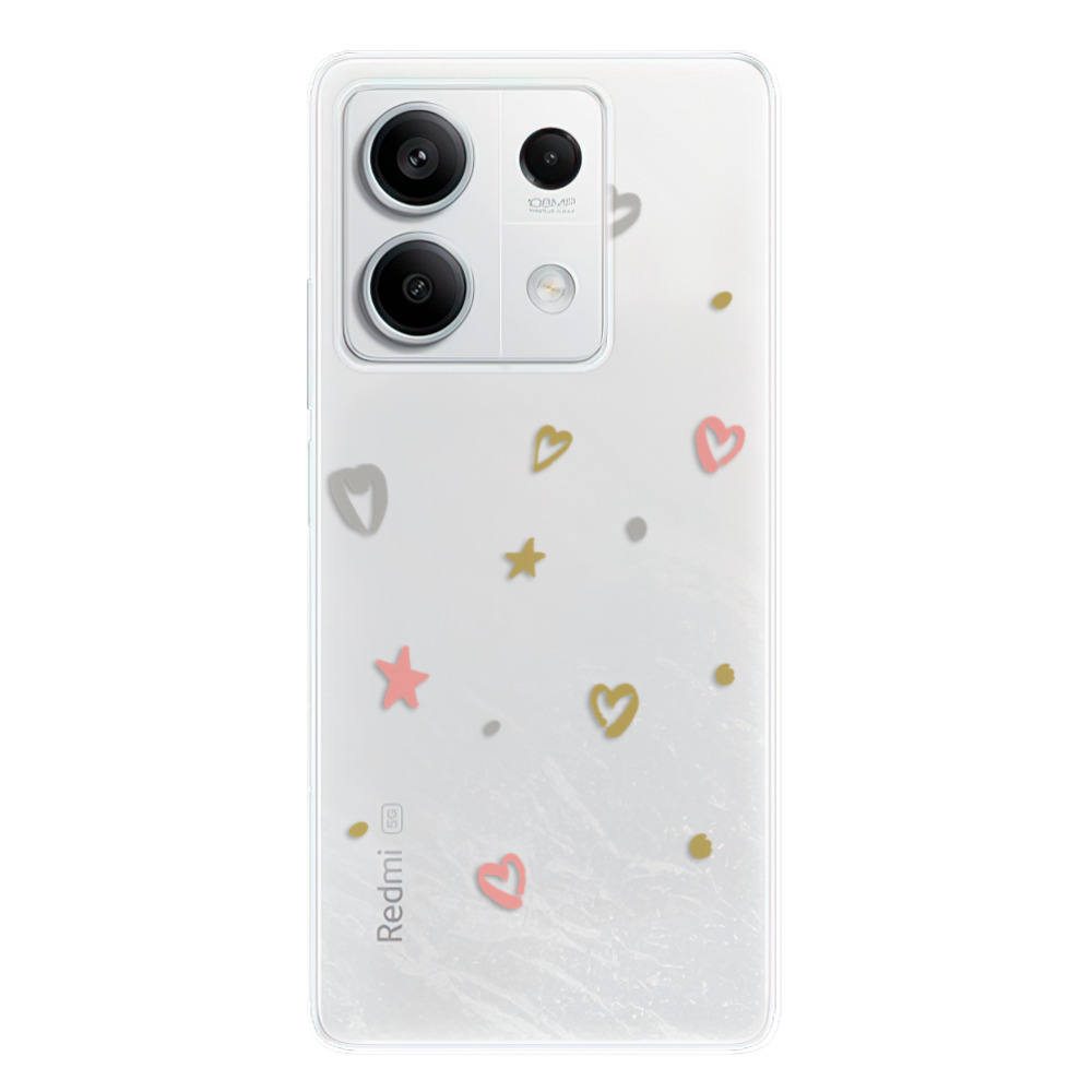 Silikonové odolné pouzdro iSaprio - Lovely Pattern - Xiaomi Redmi Note 13 5G (Odolný silikonový kryt, obal, pouzdro iSaprio Lovely Pattern na mobilní telefon Xiaomi Redmi Note 13 5G)