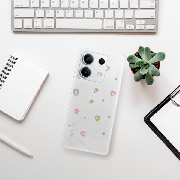 Silikonové pouzdro iSaprio - Xiaomi Redmi Note 13 5G - Lovely Pattern