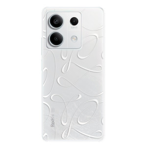 Silikonové pouzdro iSaprio - Xiaomi Redmi Note 13 5G - Fancy white