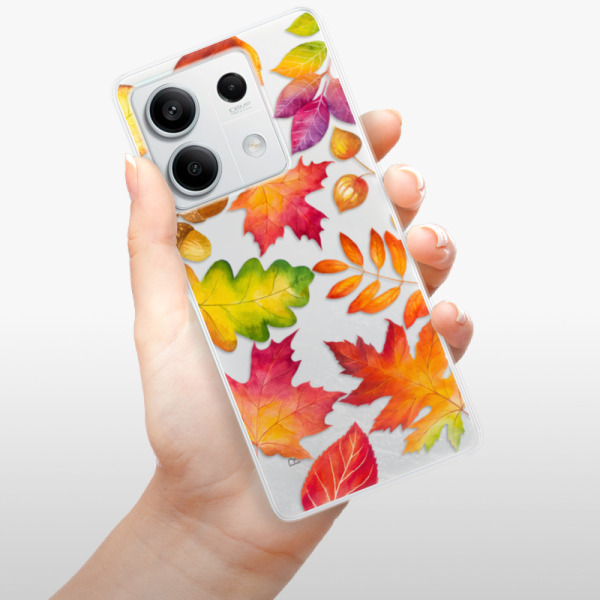 Silikonové pouzdro iSaprio - Xiaomi Redmi Note 13 5G - Autumn Leaves 01