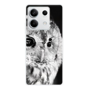Silikonové pouzdro iSaprio - Xiaomi Redmi Note 13 5G - BW Owl
