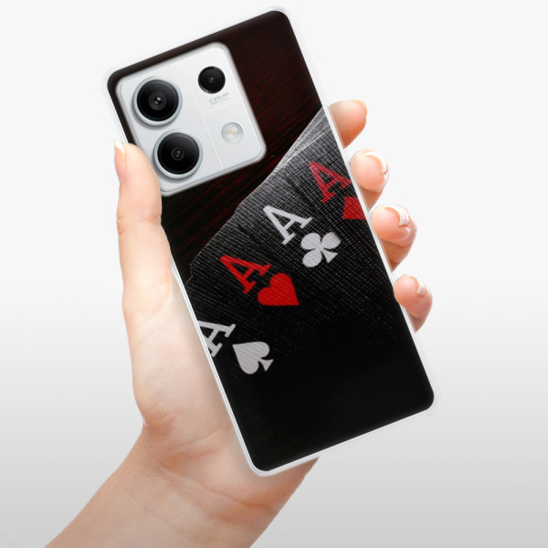 Silikonové pouzdro iSaprio - Xiaomi Redmi Note 13 5G - Poker