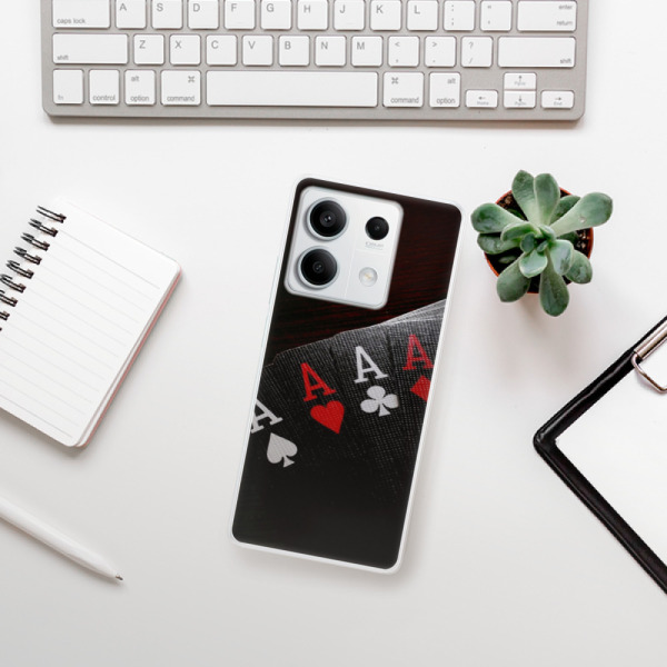 Silikonové pouzdro iSaprio - Xiaomi Redmi Note 13 5G - Poker