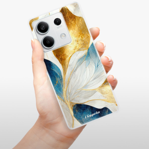 Silikonové pouzdro iSaprio - Xiaomi Redmi Note 13 5G - Blue Leaves