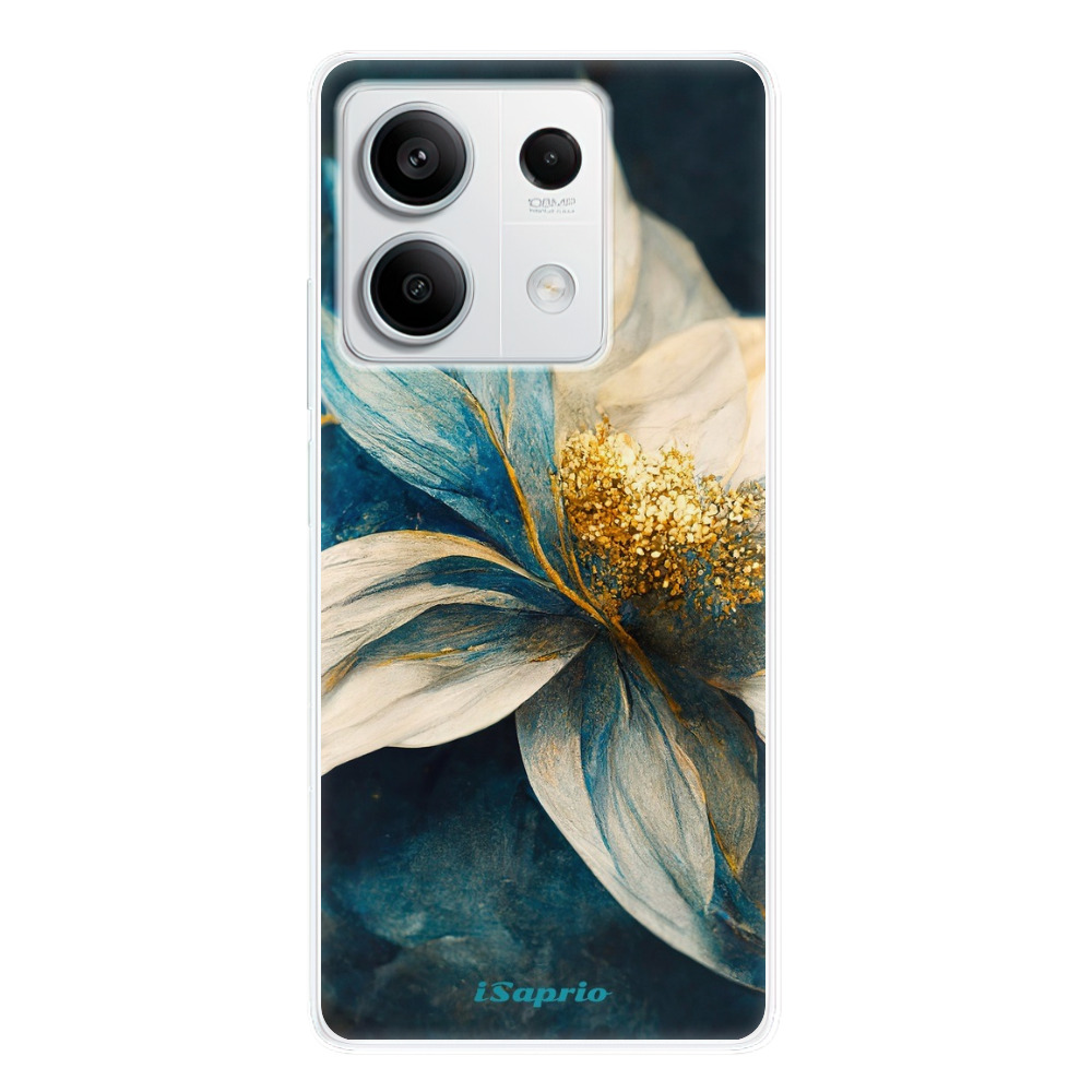 Odolné silikonové pouzdro iSaprio - Blue Petals - Xiaomi Redmi Note 13 5G