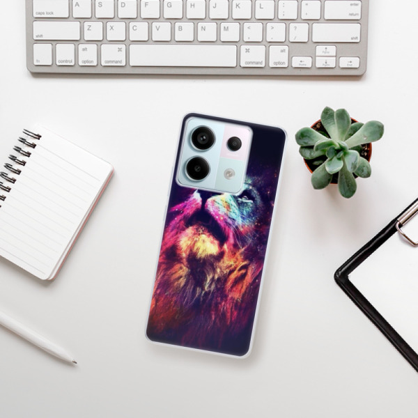 Silikonové pouzdro iSaprio - Xiaomi Redmi Note 13 Pro 5G / Poco X6 5G - Lion in Colors