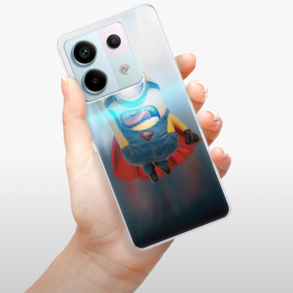 Silikonové pouzdro iSaprio - Xiaomi Redmi Note 13 Pro 5G / Poco X6 5G - Mimons Superman 02