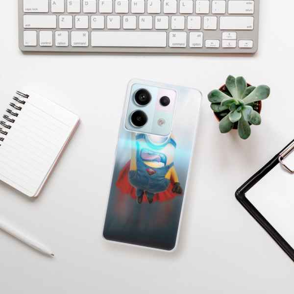 Silikonové pouzdro iSaprio - Xiaomi Redmi Note 13 Pro 5G / Poco X6 5G - Mimons Superman 02