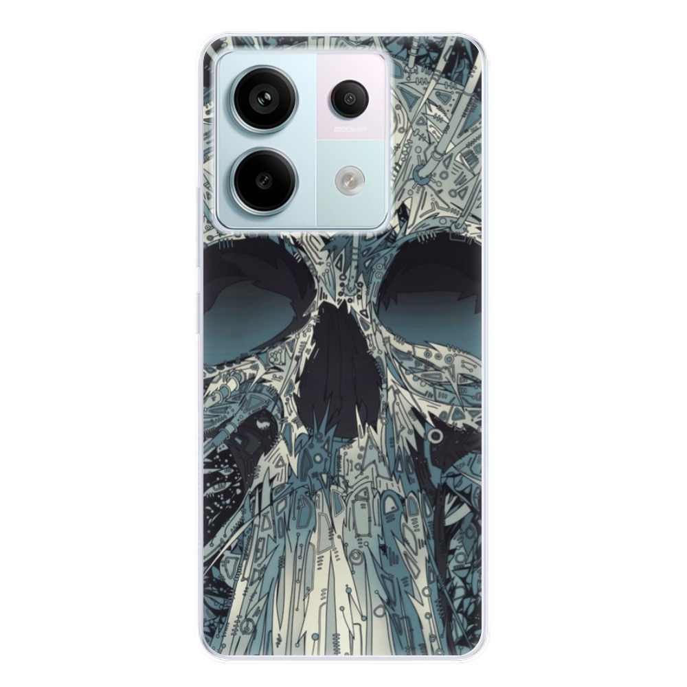 Odolné silikonové pouzdro iSaprio - Abstract Skull - Xiaomi Redmi Note 13 Pro 5G / Poco X6 5G