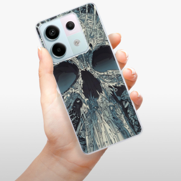 Silikonové pouzdro iSaprio - Xiaomi Redmi Note 13 Pro 5G / Poco X6 5G - Abstract Skull