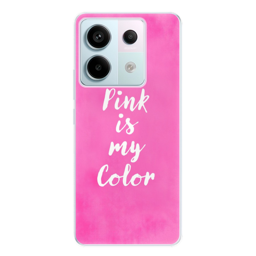 Silikonové odolné pouzdro iSaprio - Pink is my color - Xiaomi Redmi Note 13 Pro 5G / Poco X6 5G (Odolný silikonový kryt, obal, pouzdro iSaprio Pink is my color na mobilní telefon Xiaomi Redmi Note 13 Pro 5G / Poco X6 5G)