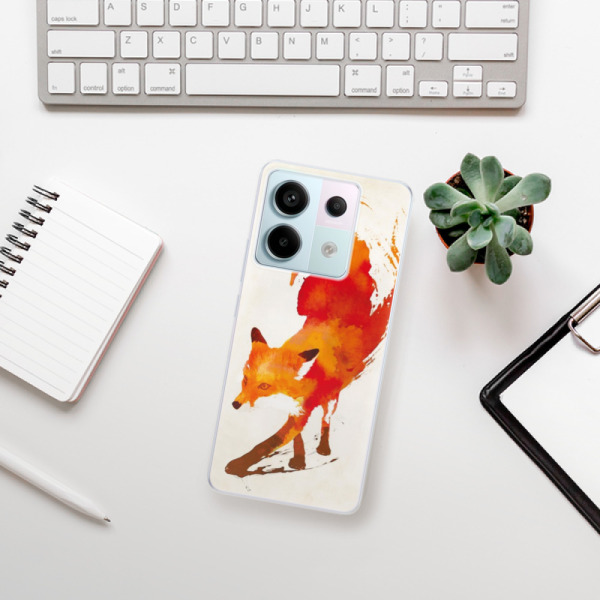 Silikonové pouzdro iSaprio - Xiaomi Redmi Note 13 Pro 5G / Poco X6 5G - Fast Fox