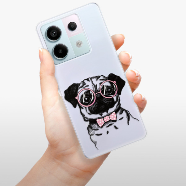 Silikonové pouzdro iSaprio - Xiaomi Redmi Note 13 Pro 5G / Poco X6 5G - The Pug