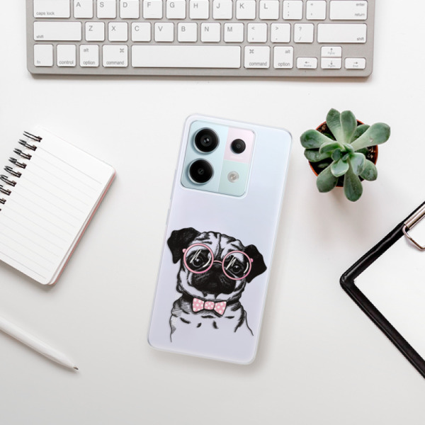 Silikonové pouzdro iSaprio - Xiaomi Redmi Note 13 Pro 5G / Poco X6 5G - The Pug