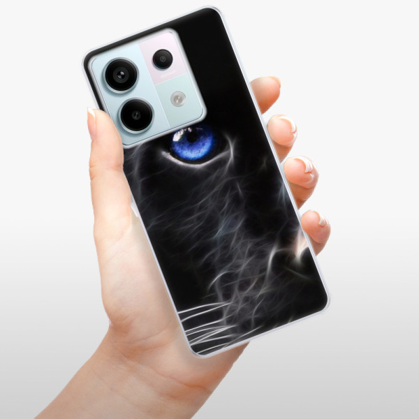 Silikonové pouzdro iSaprio - Xiaomi Redmi Note 13 Pro 5G / Poco X6 5G - Black Puma