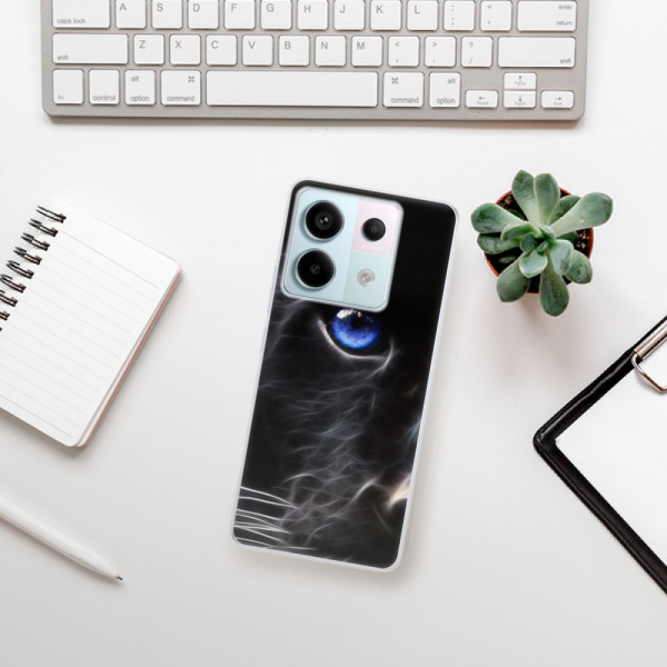 Silikonové pouzdro iSaprio - Xiaomi Redmi Note 13 Pro 5G / Poco X6 5G - Black Puma