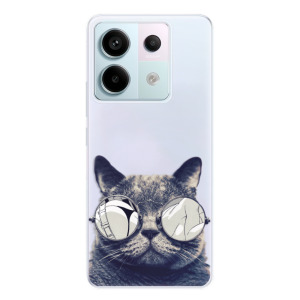 Silikonové pouzdro iSaprio - Xiaomi Redmi Note 13 Pro 5G / Poco X6 5G - Crazy Cat 01
