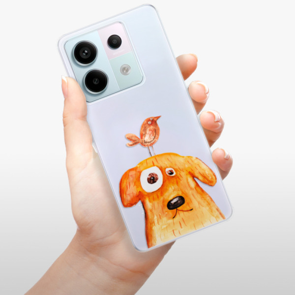 Silikonové pouzdro iSaprio - Xiaomi Redmi Note 13 Pro 5G / Poco X6 5G - Dog And Bird