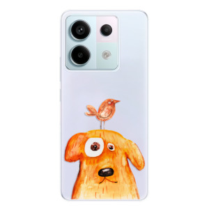 Silikonové pouzdro iSaprio - Xiaomi Redmi Note 13 Pro 5G / Poco X6 5G - Dog And Bird