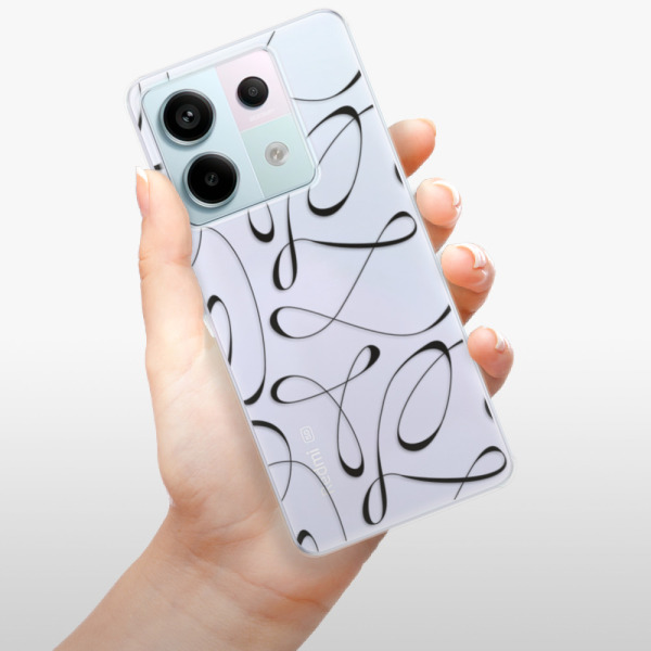Silikonové pouzdro iSaprio - Xiaomi Redmi Note 13 Pro 5G / Poco X6 5G - Fancy black