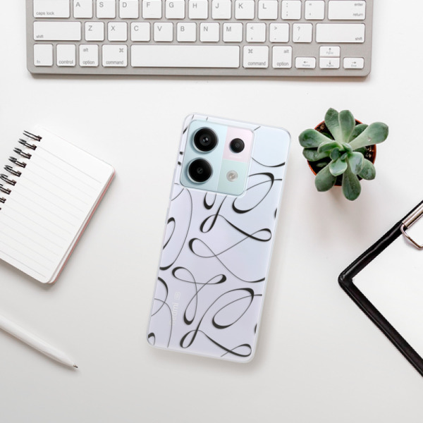 Silikonové pouzdro iSaprio - Xiaomi Redmi Note 13 Pro 5G / Poco X6 5G - Fancy black