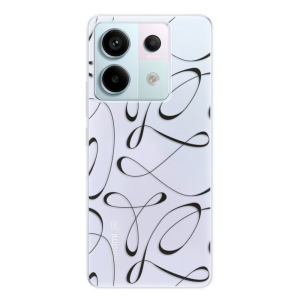 Silikonové pouzdro iSaprio - Xiaomi Redmi Note 13 Pro 5G / Poco X6 5G - Fancy black