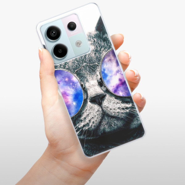 Silikonové pouzdro iSaprio - Xiaomi Redmi Note 13 Pro 5G / Poco X6 5G - Galaxy Cat