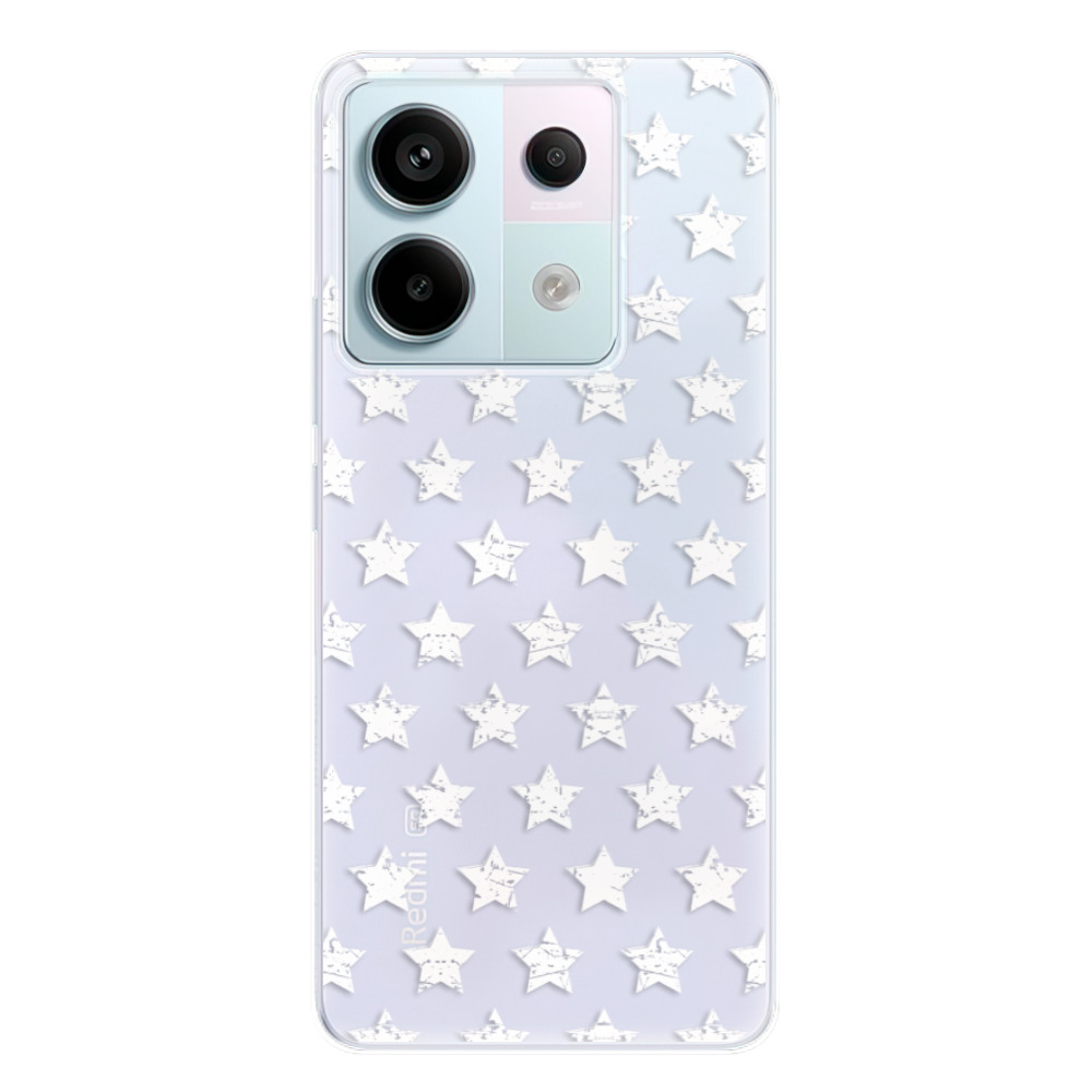 Odolné silikonové pouzdro iSaprio - Stars Pattern - white - Xiaomi Redmi Note 13 Pro 5G / Poco X6 5G