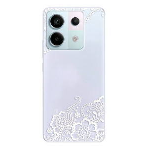 Silikonové pouzdro iSaprio - Xiaomi Redmi Note 13 Pro 5G / Poco X6 5G - White Lace 02