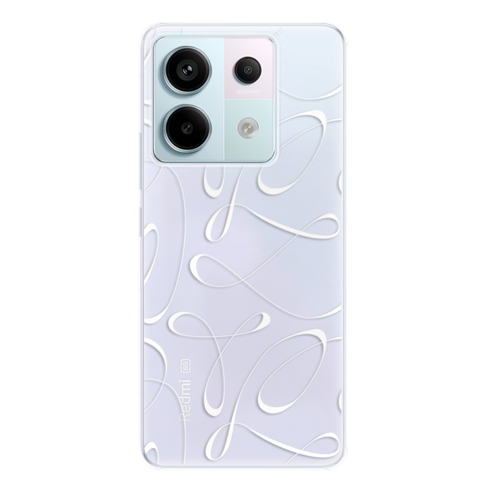 Silikonové odolné pouzdro iSaprio - Fancy - white - Xiaomi Redmi Note 13 Pro 5G / Poco X6 5G (Odolný silikonový kryt, obal, pouzdro iSaprio Fancy - white na mobilní telefon Xiaomi Redmi Note 13 Pro 5G / Poco X6 5G)
