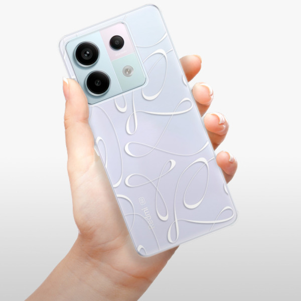Silikonové pouzdro iSaprio - Xiaomi Redmi Note 13 Pro 5G / Poco X6 5G - Fancy white