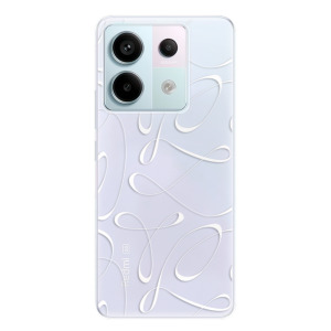 Silikonové pouzdro iSaprio - Xiaomi Redmi Note 13 Pro 5G / Poco X6 5G - Fancy white