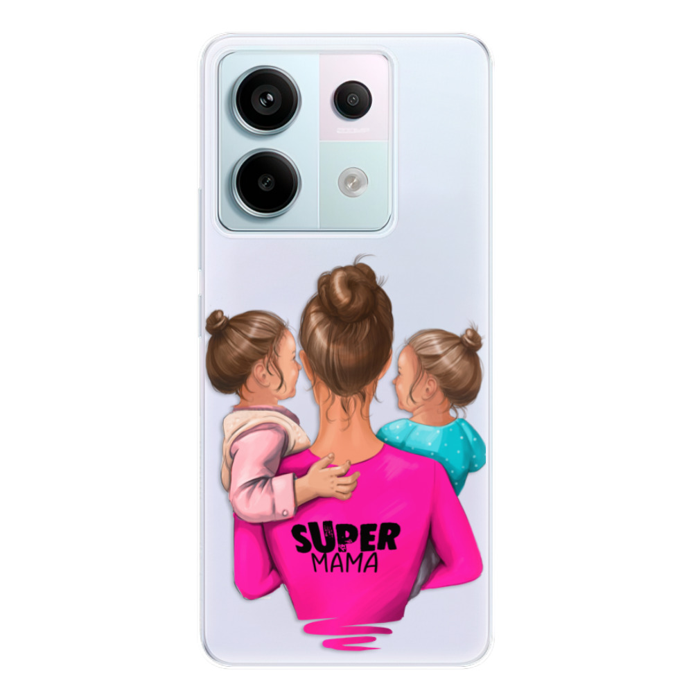 Silikonové odolné pouzdro iSaprio - Super Mama - Two Girls - Xiaomi Redmi Note 13 Pro 5G / Poco X6 5G (Odolný silikonový kryt, obal, pouzdro iSaprio Super Mama - Two Girls na mobilní telefon Xiaomi Redmi Note 13 Pro 5G / Poco X6 5G)