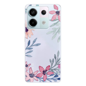 Silikonové pouzdro iSaprio - Xiaomi Redmi Note 13 Pro 5G / Poco X6 5G - Leaves and Flowers