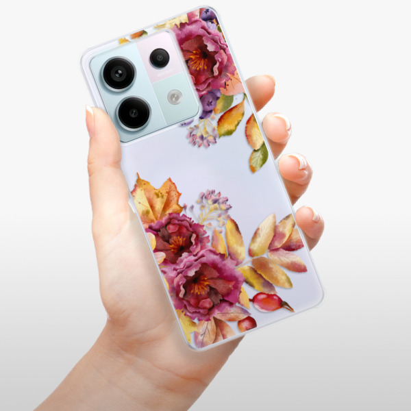 Silikonové pouzdro iSaprio - Xiaomi Redmi Note 13 Pro 5G / Poco X6 5G - Fall Flowers