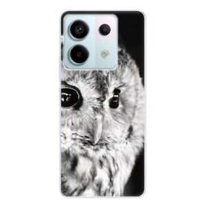 Silikonové pouzdro iSaprio - Xiaomi Redmi Note 13 Pro 5G / Poco X6 5G - BW Owl