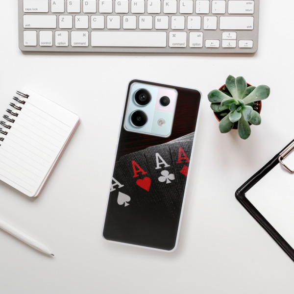 Silikonové pouzdro iSaprio - Xiaomi Redmi Note 13 Pro 5G / Poco X6 5G - Poker