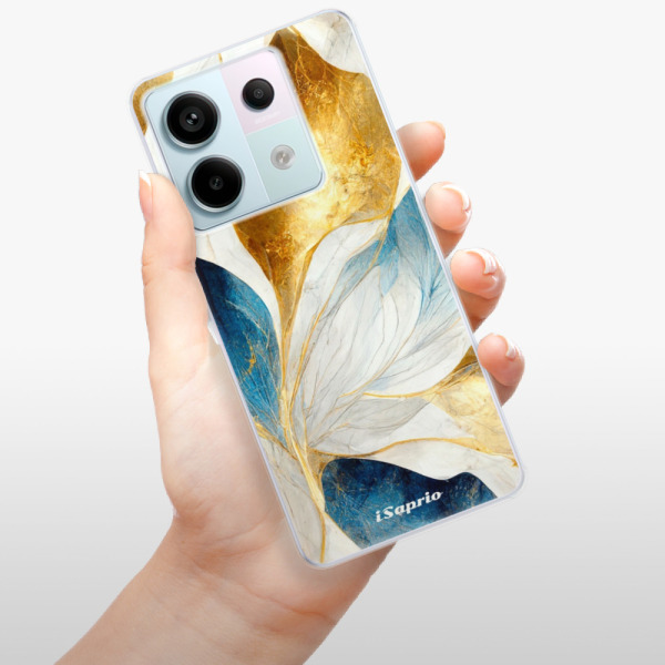 Silikonové pouzdro iSaprio - Xiaomi Redmi Note 13 Pro 5G / Poco X6 5G - Blue Leaves