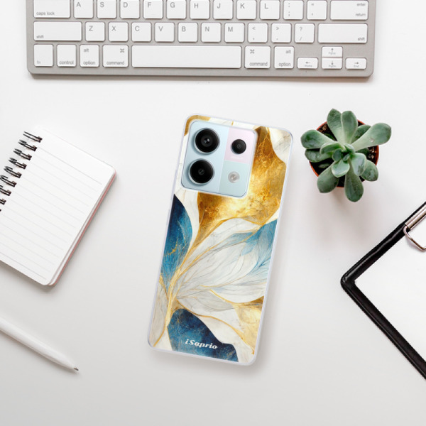 Silikonové pouzdro iSaprio - Xiaomi Redmi Note 13 Pro 5G / Poco X6 5G - Blue Leaves