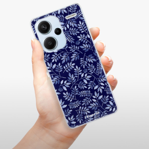Silikonové pouzdro iSaprio - Xiaomi Redmi Note 13 Pro Plus 5G - Blue Leaves 05