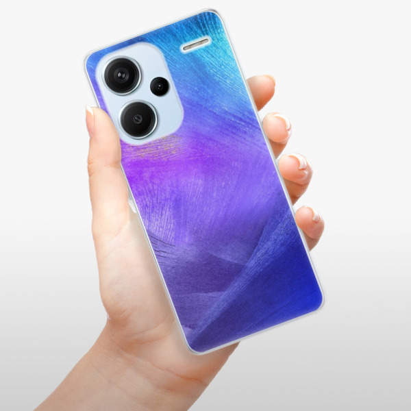 Silikonové pouzdro iSaprio - Xiaomi Redmi Note 13 Pro Plus 5G - Purple Feathers