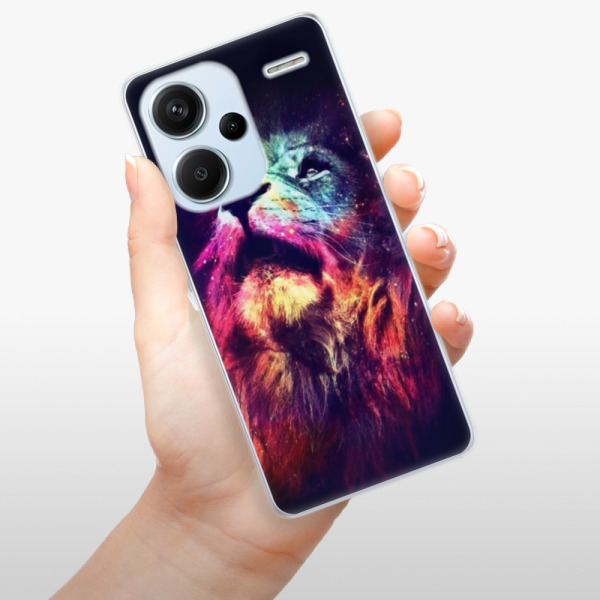 Silikonové pouzdro iSaprio - Xiaomi Redmi Note 13 Pro Plus 5G - Lion in Colors