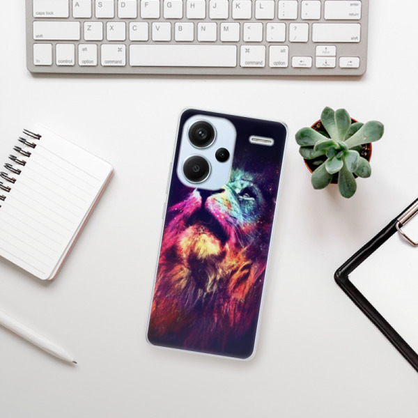Silikonové pouzdro iSaprio - Xiaomi Redmi Note 13 Pro Plus 5G - Lion in Colors