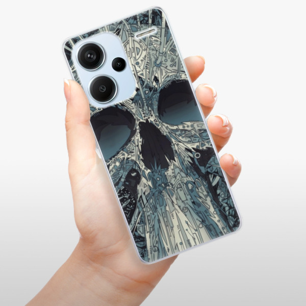 Silikonové pouzdro iSaprio - Xiaomi Redmi Note 13 Pro Plus 5G - Abstract Skull