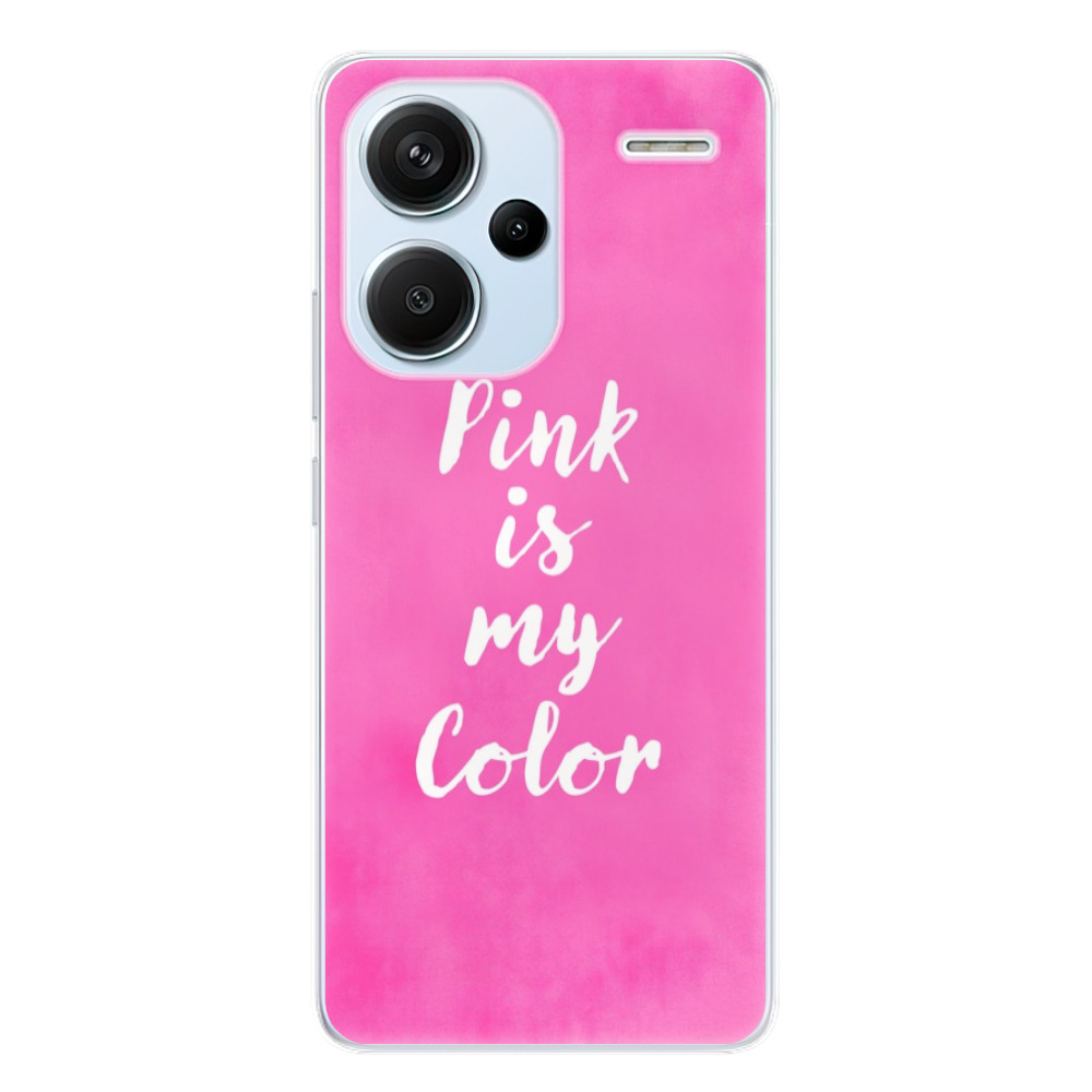 Silikonové odolné pouzdro iSaprio - Pink is my color - Xiaomi Redmi Note 13 Pro Plus 5G (Odolný silikonový kryt, obal, pouzdro iSaprio Pink is my color na mobilní telefon Xiaomi Redmi Note 13 Pro+ 5G)