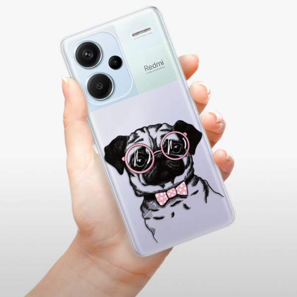 Silikonové pouzdro iSaprio - Xiaomi Redmi Note 13 Pro Plus 5G - The Pug