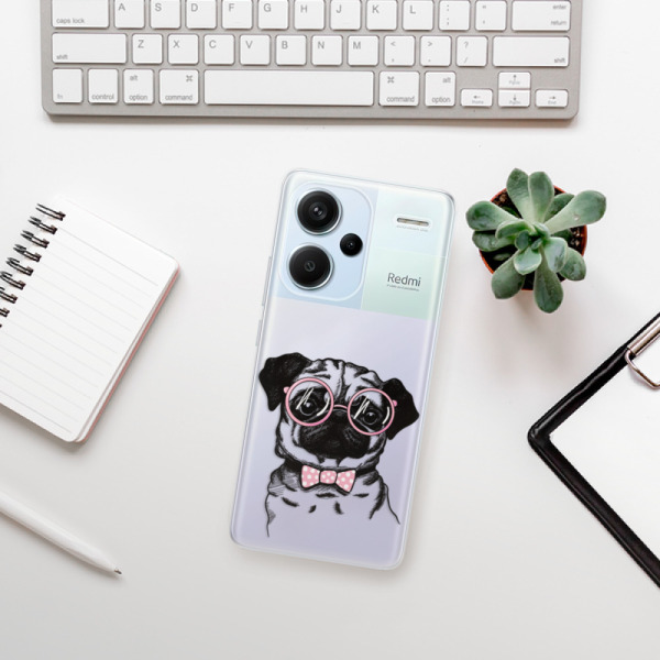 Silikonové pouzdro iSaprio - Xiaomi Redmi Note 13 Pro Plus 5G - The Pug