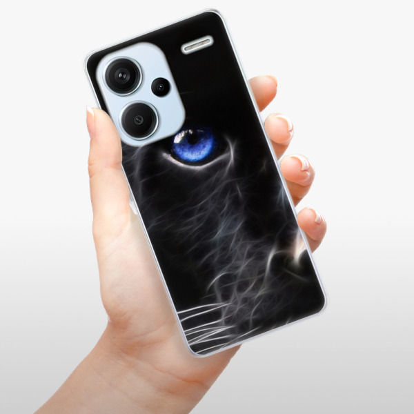 Silikonové pouzdro iSaprio - Xiaomi Redmi Note 13 Pro Plus 5G - Black Puma